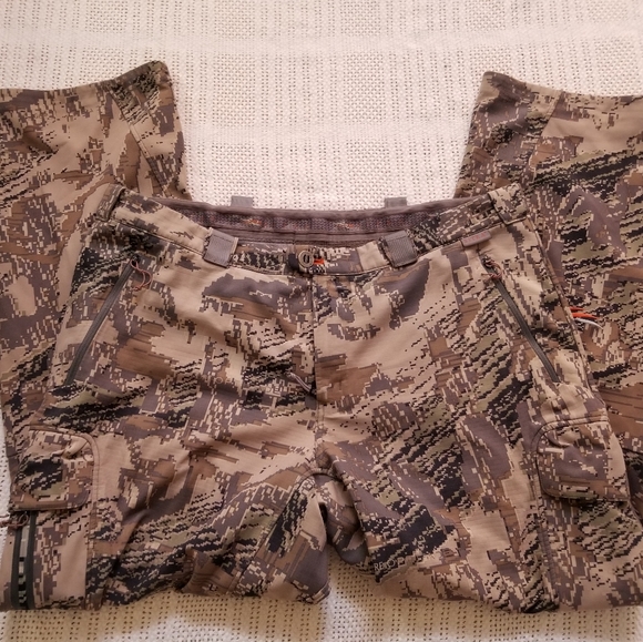 SITKA GEAR OUTDOOR HUNTING CAMOUFLAGE OPTIFADE CARGO PANTS MEN SIZE 40 EUC - Picture 6 of 10